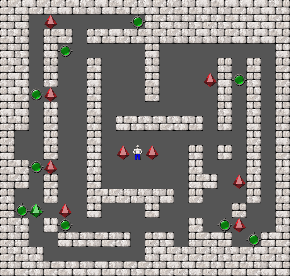 Sokoban Learning Sokoban level 12